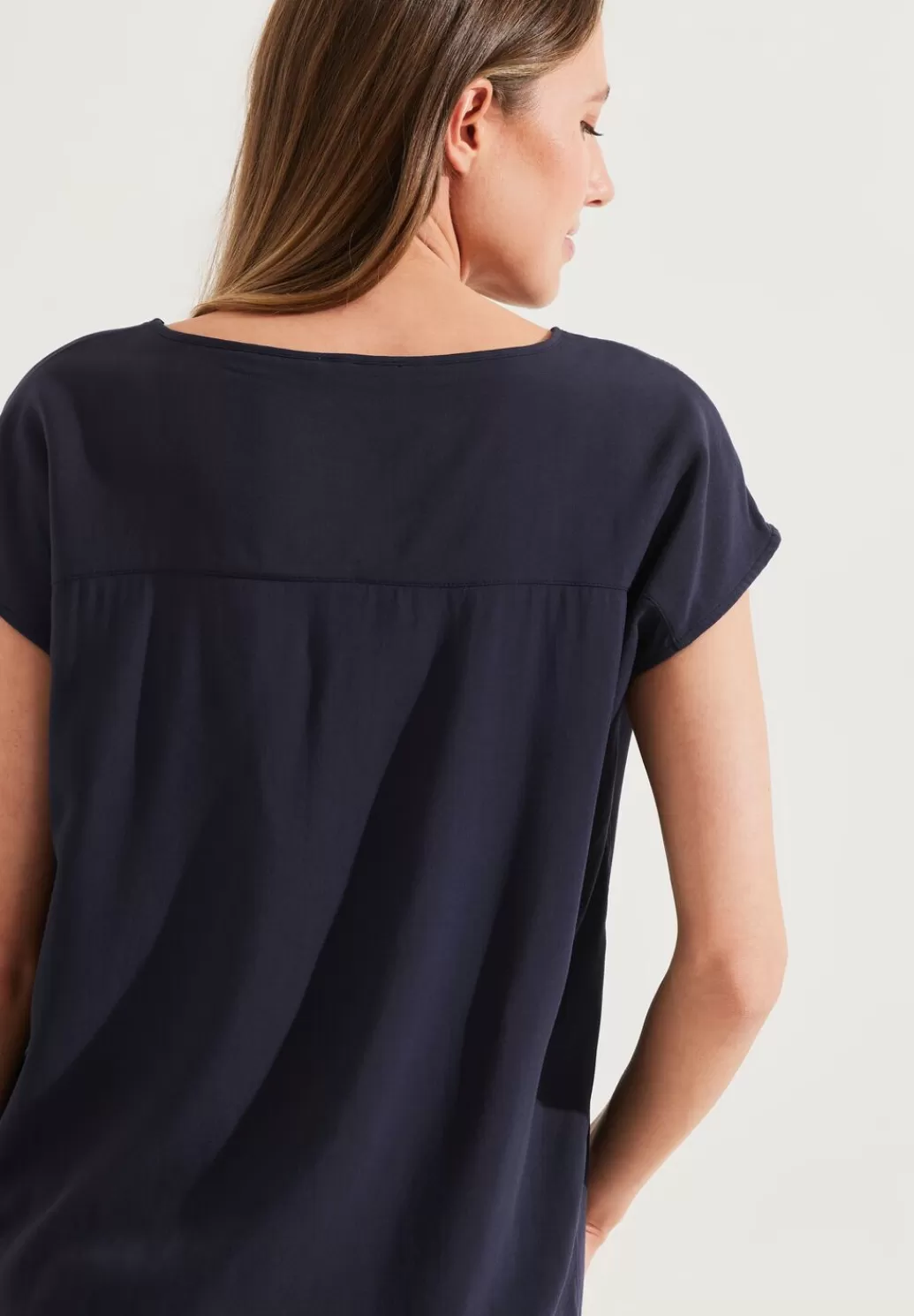 Street One Bluse Mit Knotendetail^Damen Kurzarm Blusen