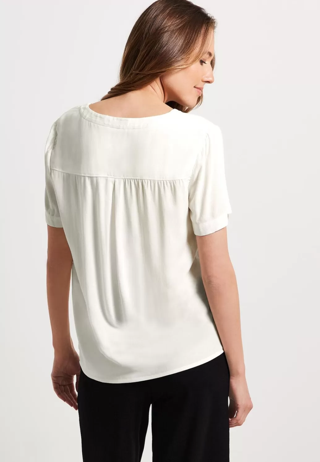 Street One Bluse Mit Knotendetail^Damen Kurzarm Blusen