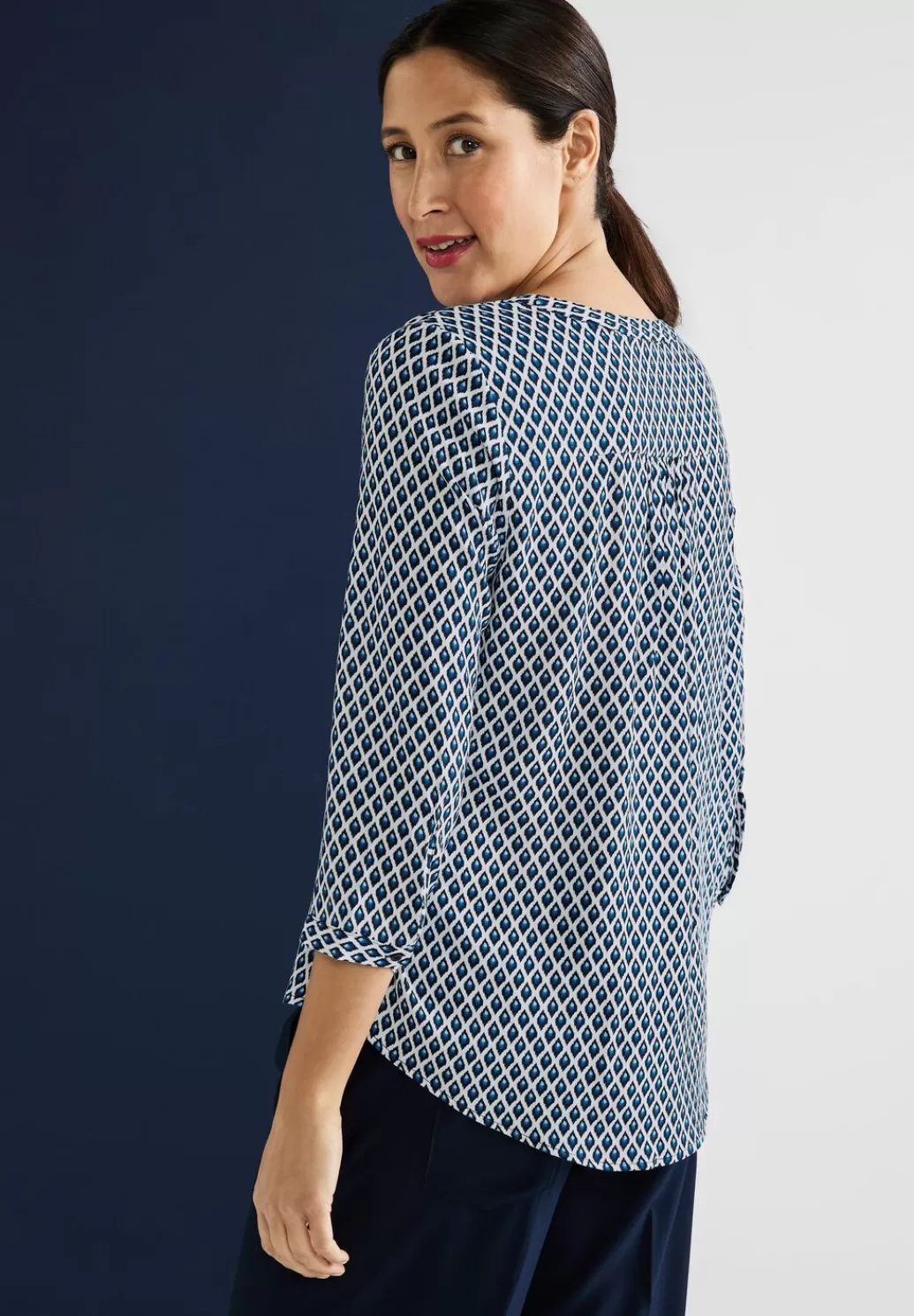 Street One Bluse Mit Minimalmuster^Damen 3/4-Arm Blusen