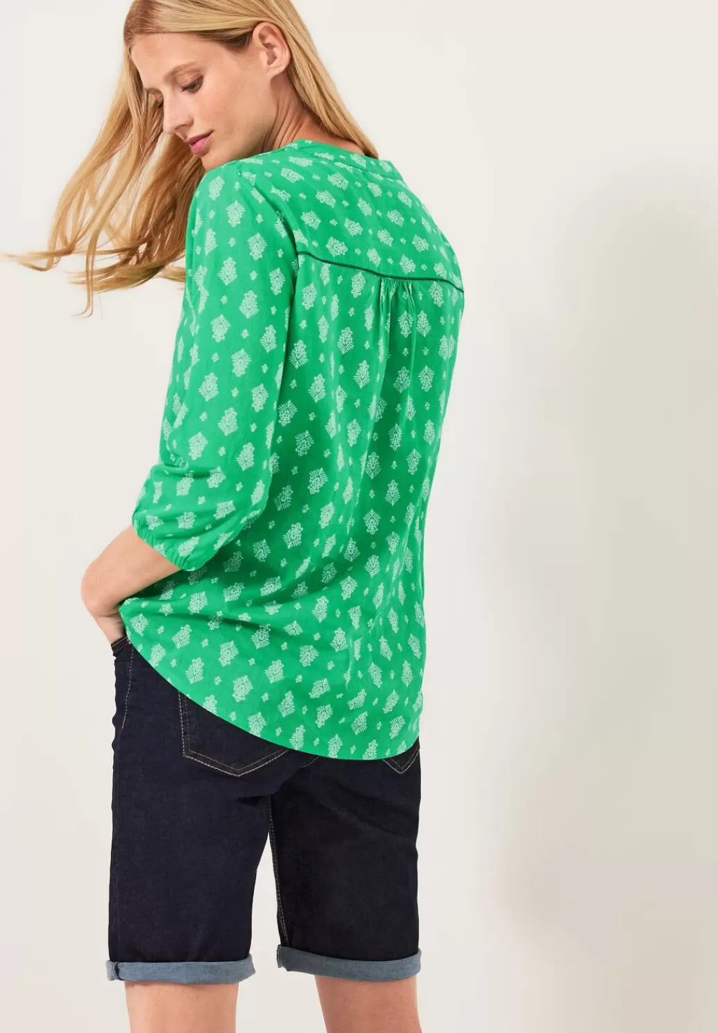 Street One Bluse Mit Minimalprint^Damen 3/4-Arm Blusen