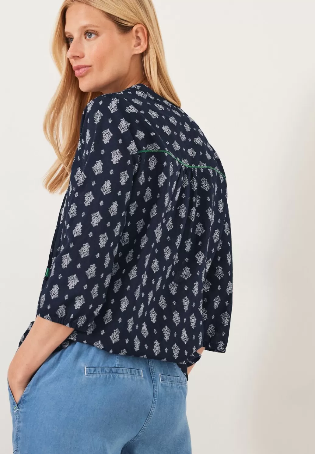 Street One Bluse Mit Minimalprint^Damen 3/4-Arm Blusen