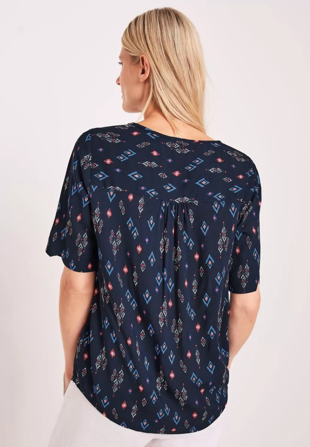 Street One Bluse Mit Minimalprint^Damen Kurzarm Blusen