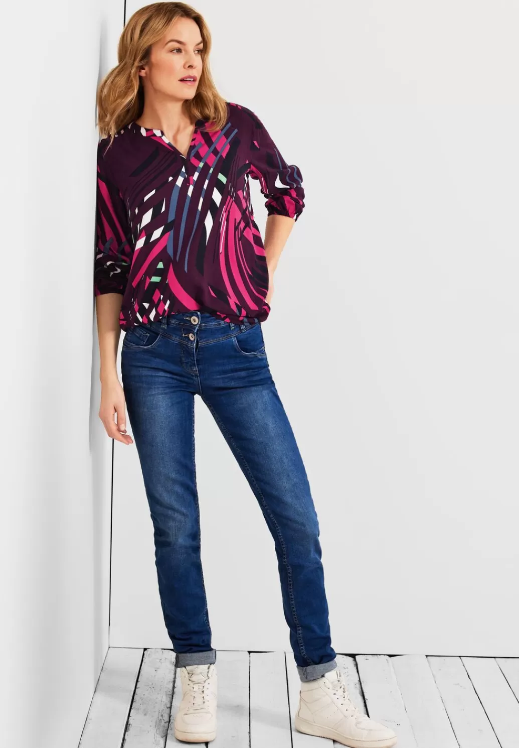 Street One Bluse Mit Print^Damen Langarm Blusen