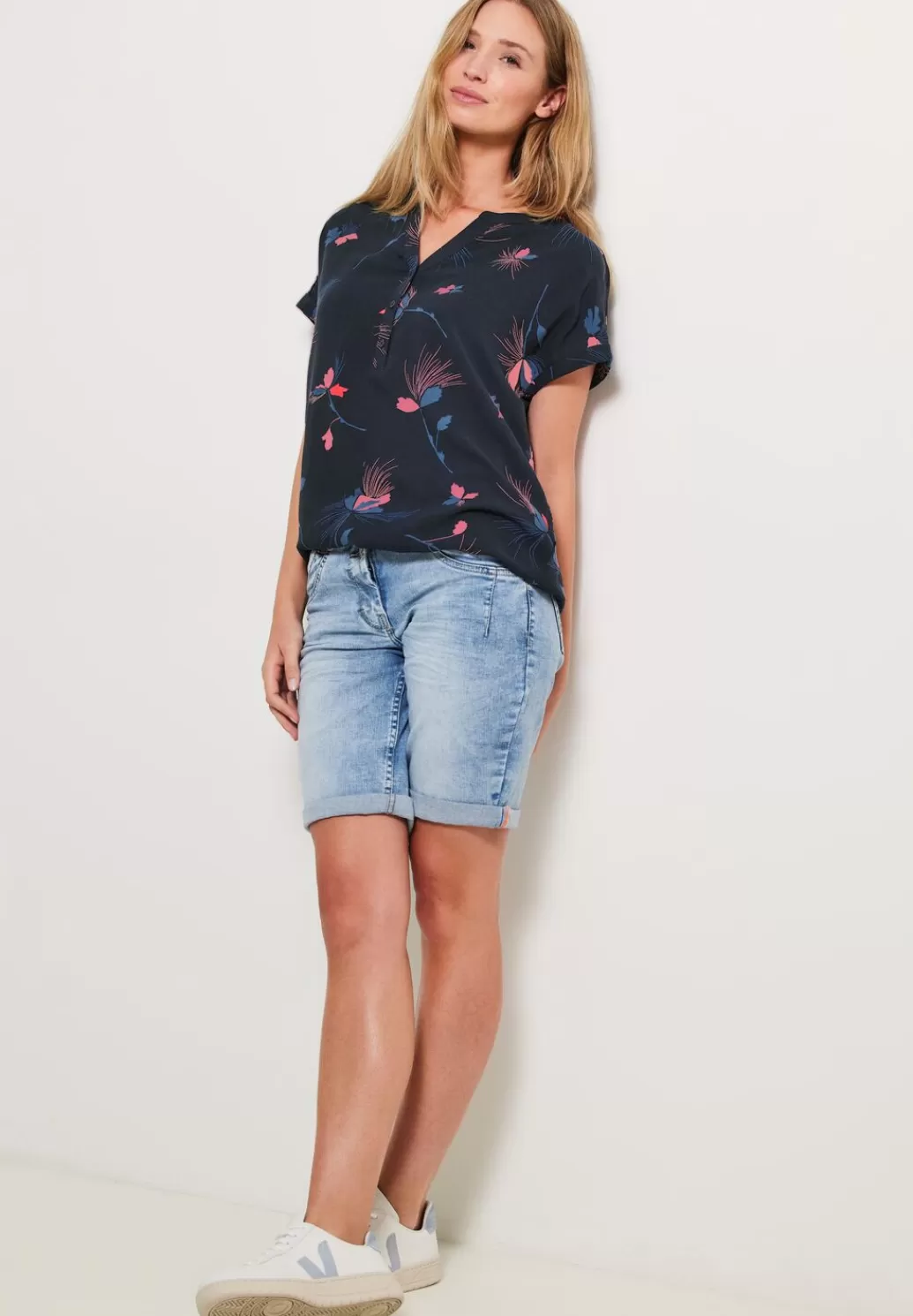 Street One Bluse Mit Print^Damen Kurzarm Blusen