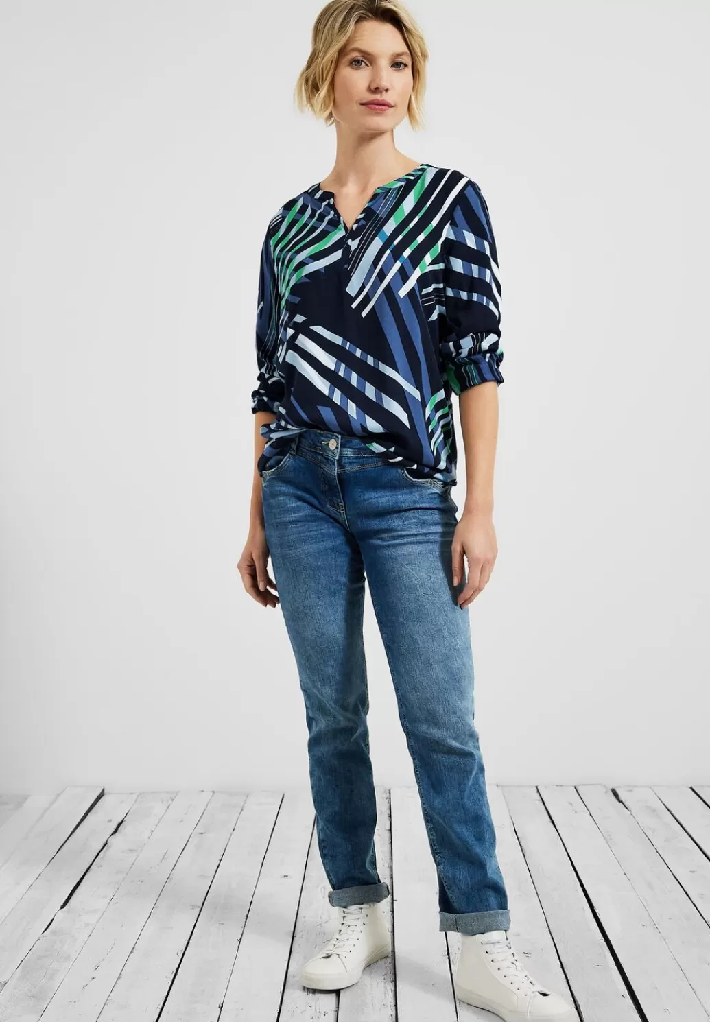 Street One Bluse Mit Print^Damen Langarm Blusen