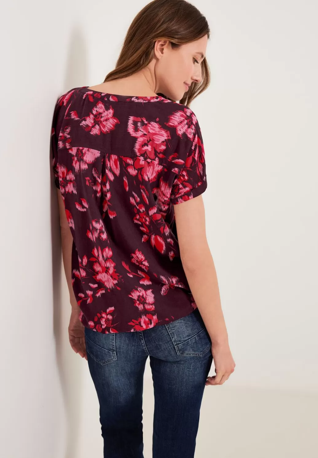 Street One Bluse Mit Print^Damen Kurzarm Blusen