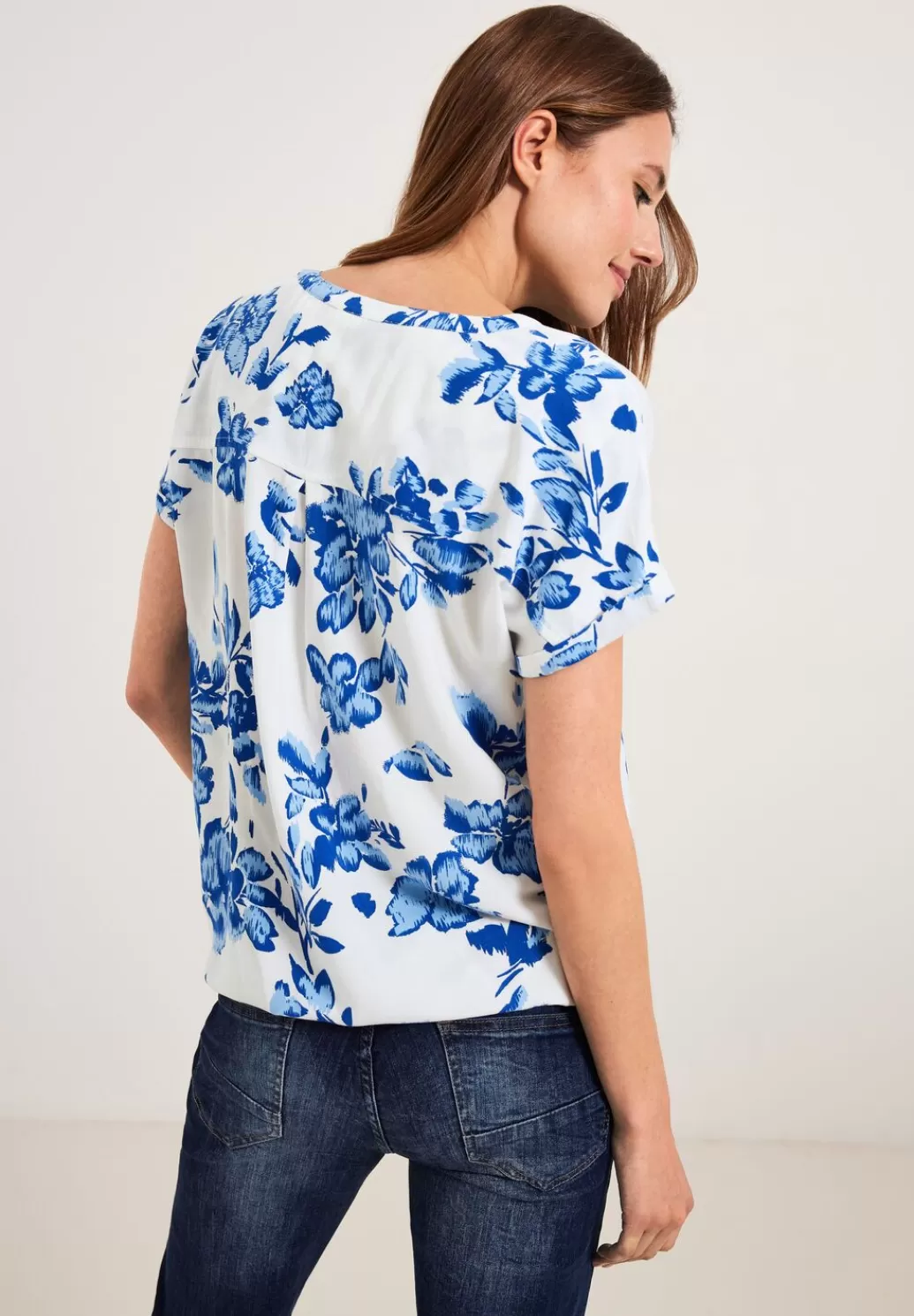 Street One Bluse Mit Print^Damen Kurzarm Blusen