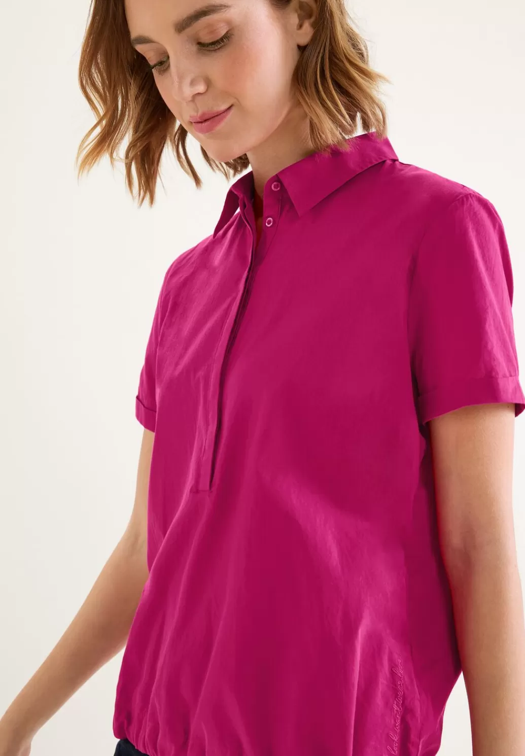 Street One Bluse Mit Schleifendetail^Damen Kurzarm Blusen