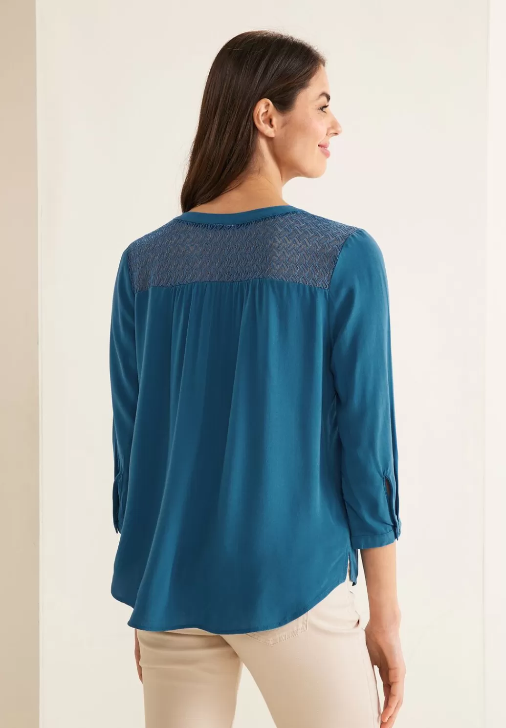 Street One Bluse Mit Spitzendetail^Damen 3/4-Arm Blusen