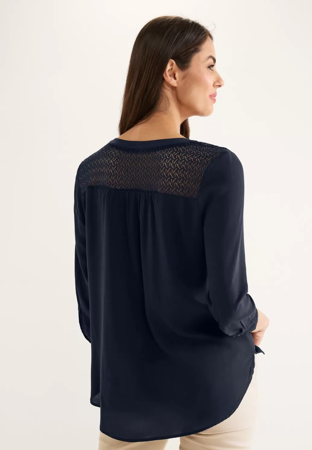 Street One Bluse Mit Spitzendetail^Damen 3/4-Arm Blusen