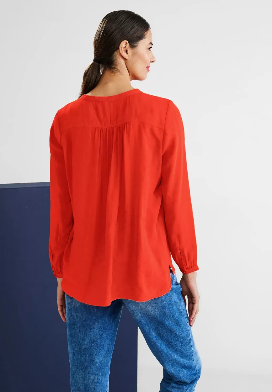 Street One Bluse Mit Stehkragen^Damen Langarm Blusen