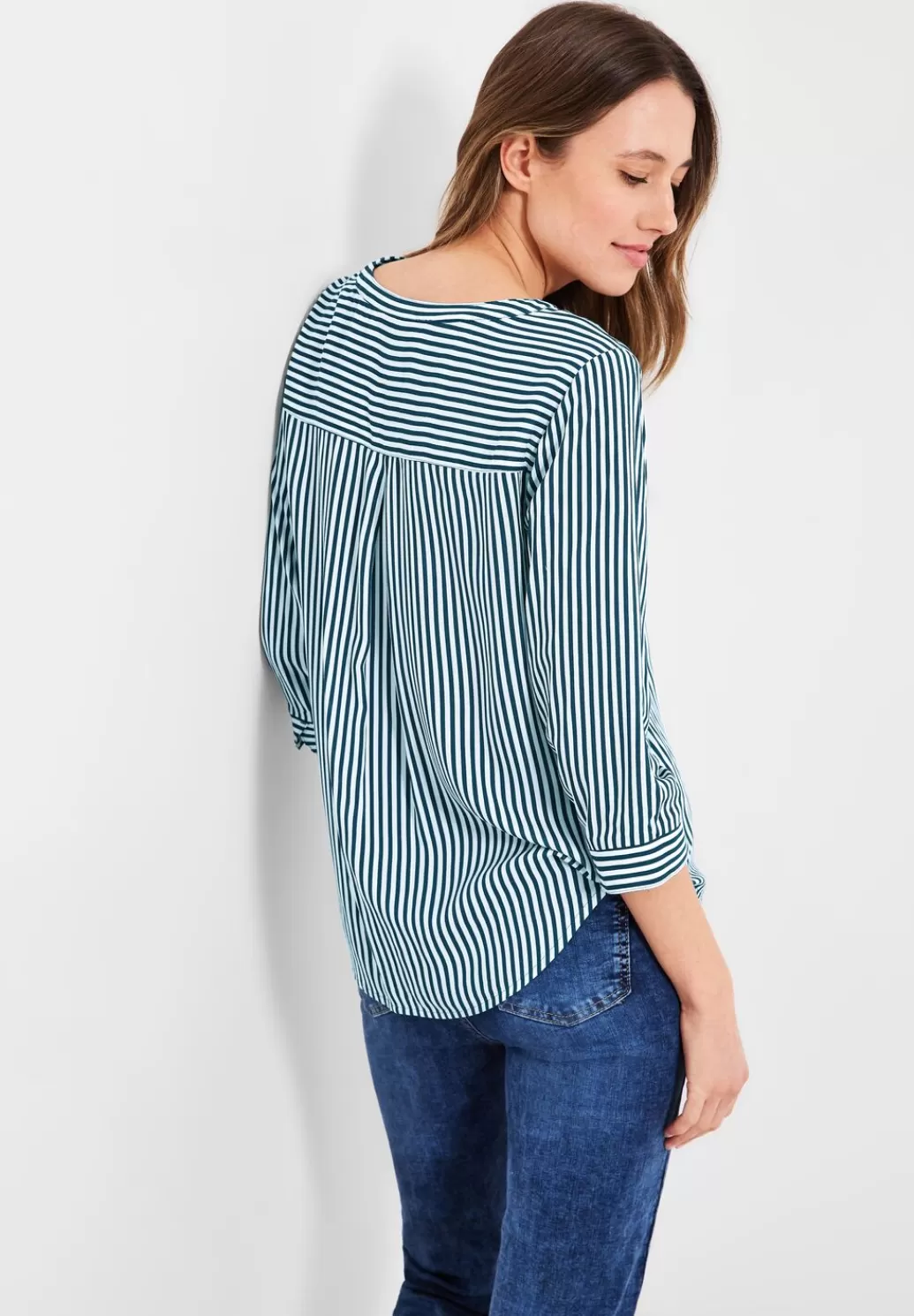 Street One Bluse Mit Streifen^Damen 3/4-Arm Blusen