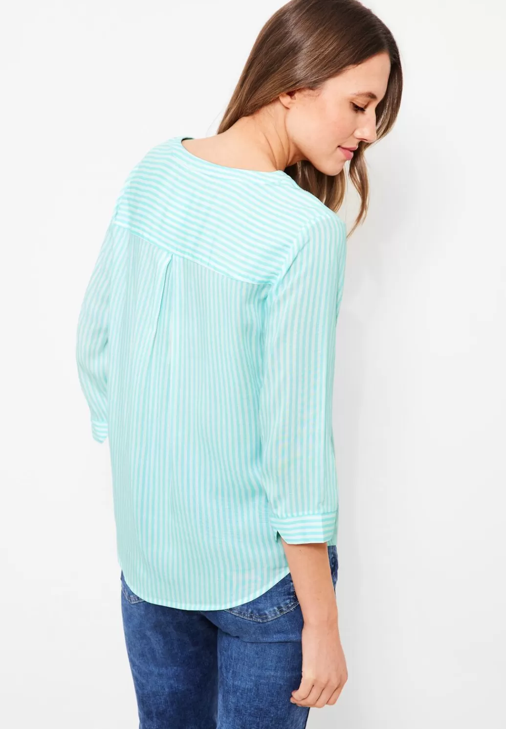 Street One Bluse Mit Streifen^Damen 3/4-Arm Blusen