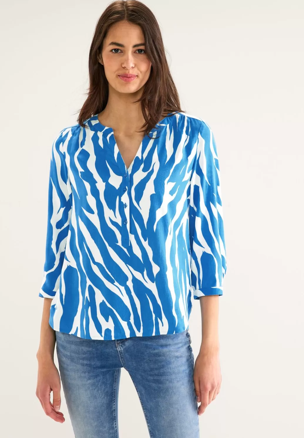 Street One Bluse Mit Zebraprint^Damen 3/4-Arm Blusen