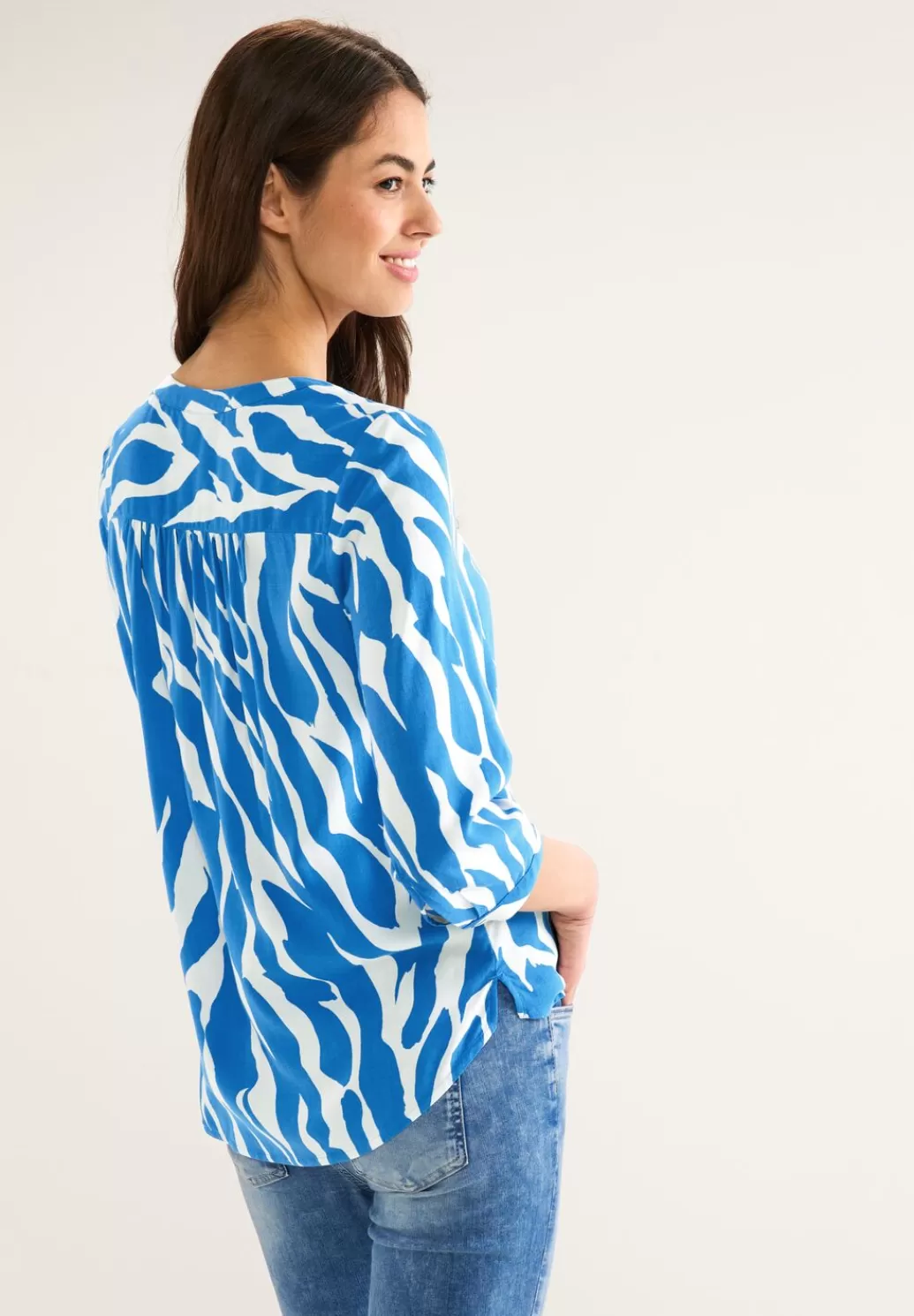 Street One Bluse Mit Zebraprint^Damen 3/4-Arm Blusen