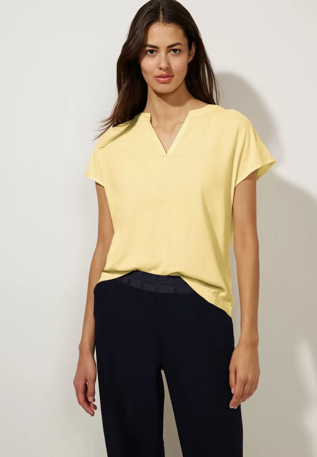 Street One Blusenshirt In Unifarbe^Damen Kurzarm Blusen