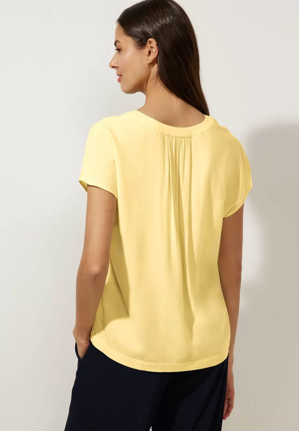 Street One Blusenshirt In Unifarbe^Damen Kurzarm Blusen