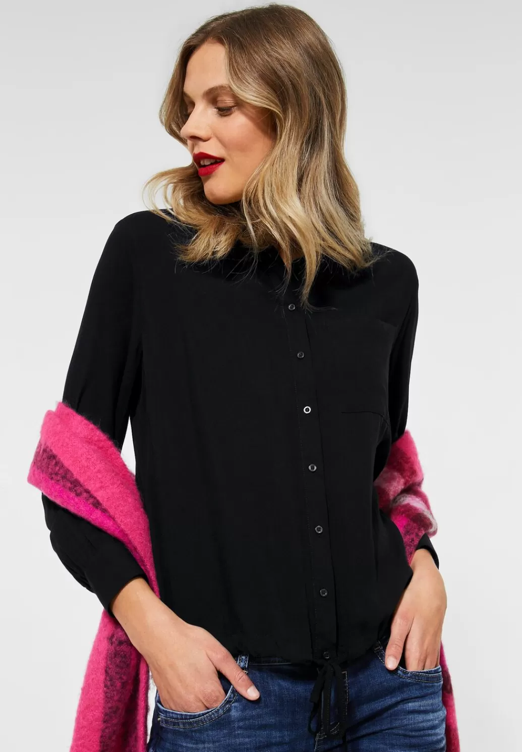 Street One Blusenshirt Mit Knopfleiste^Damen Langarm Blusen