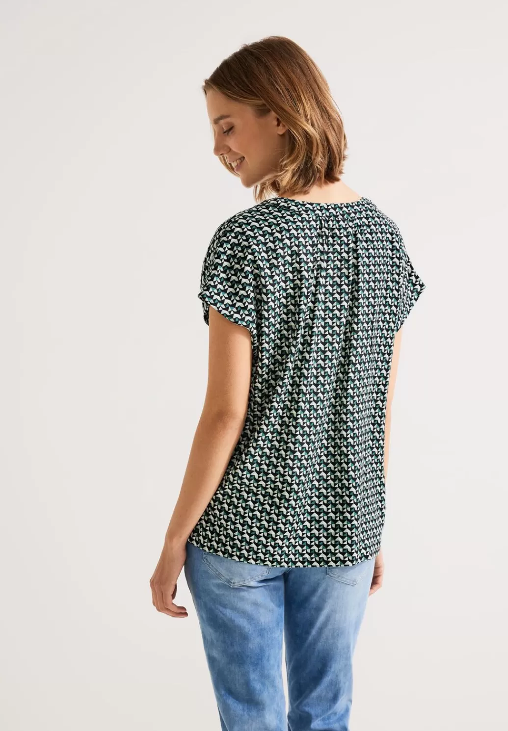 Street One Blusenshirt Mit Minimalprint^Damen Kurzarm Blusen