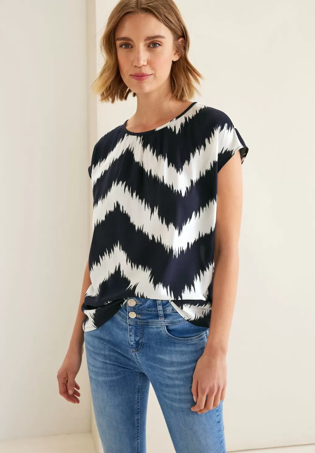 Street One Blusenshirt Mit Print^Damen Kurzarm Blusen