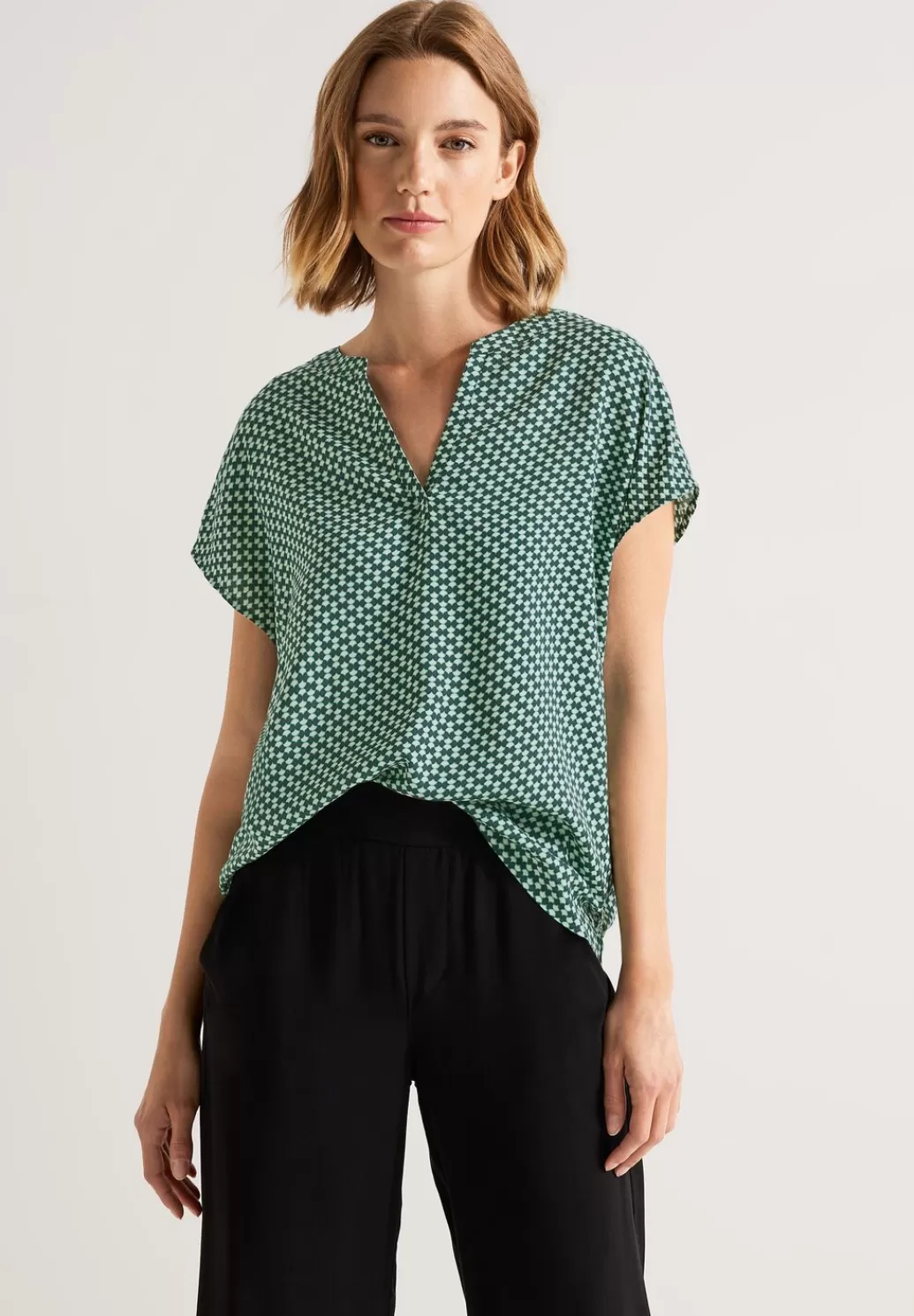 Street One Blusenshirt Mit Print^Damen Kurzarm Blusen