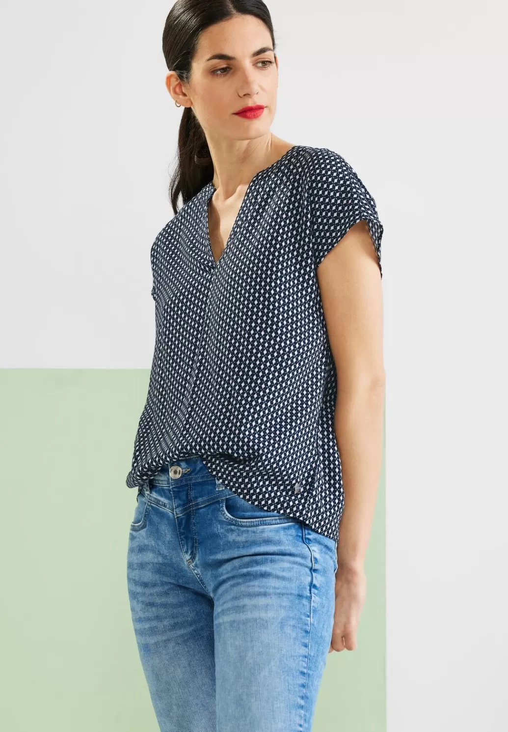 Street One Blusenshirt Mit Print^Damen Kurzarm Blusen