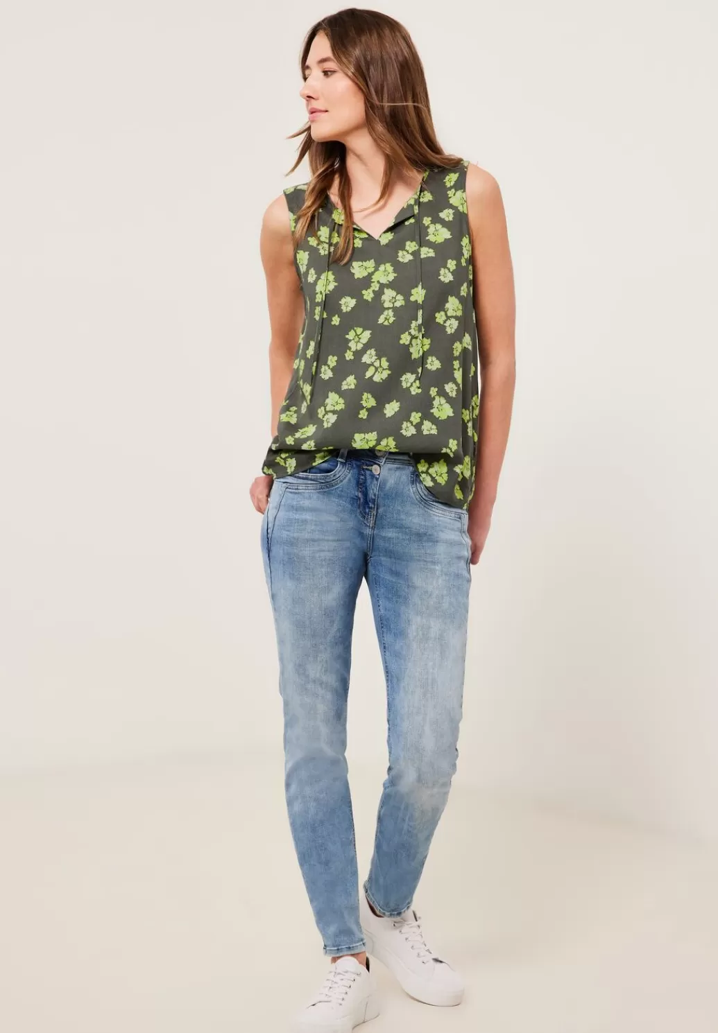 Street One Blusentop Mit Print^Damen Armellose Blusen