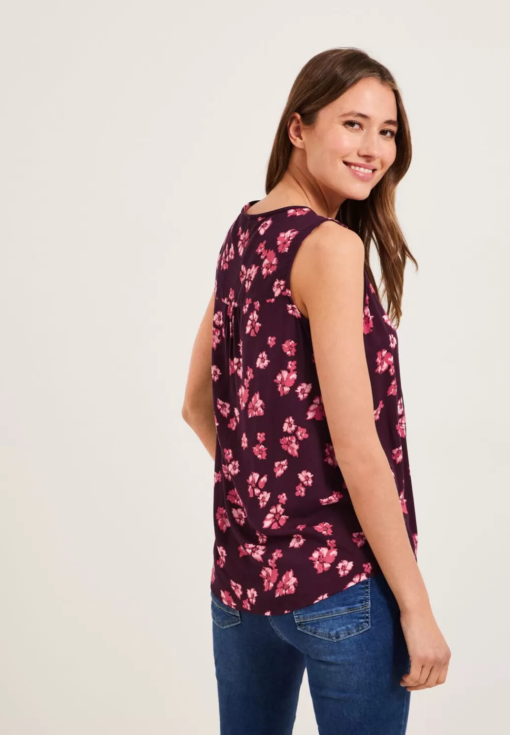 Street One Blusentop Mit Print^Damen Armellose Blusen