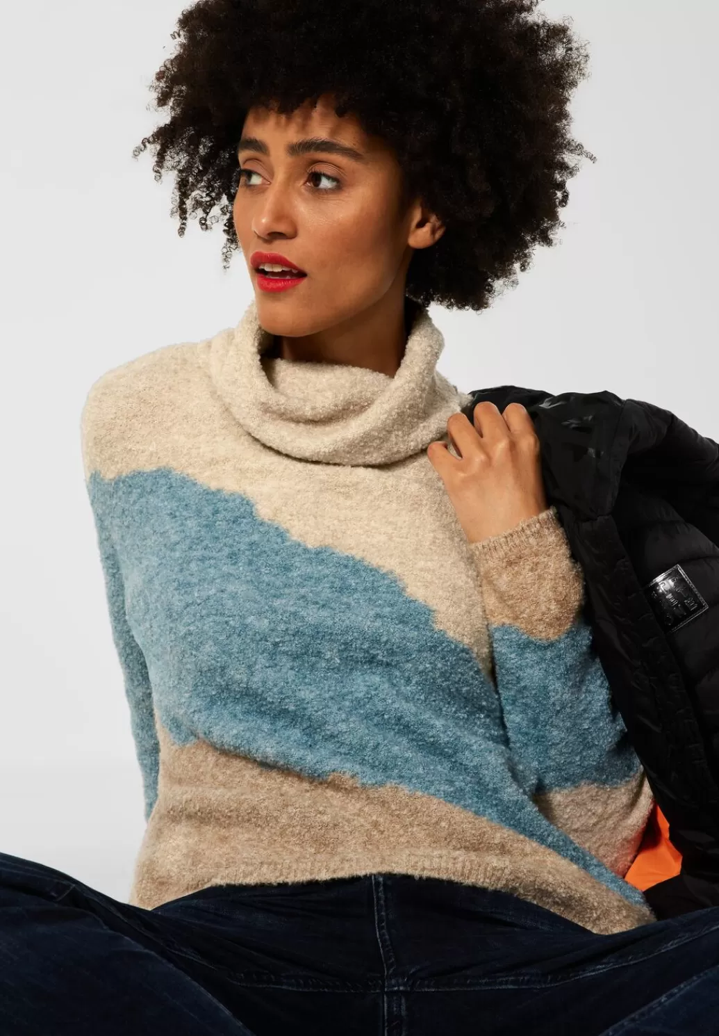 Street One Boucle Strickpullover^Damen Pullover