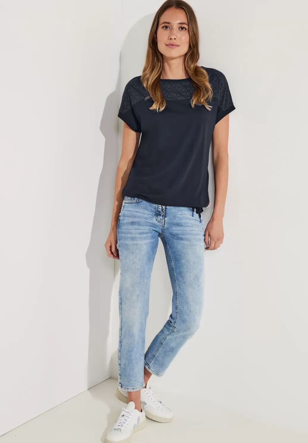 Street One Burn Out Shirt^Damen Shirts