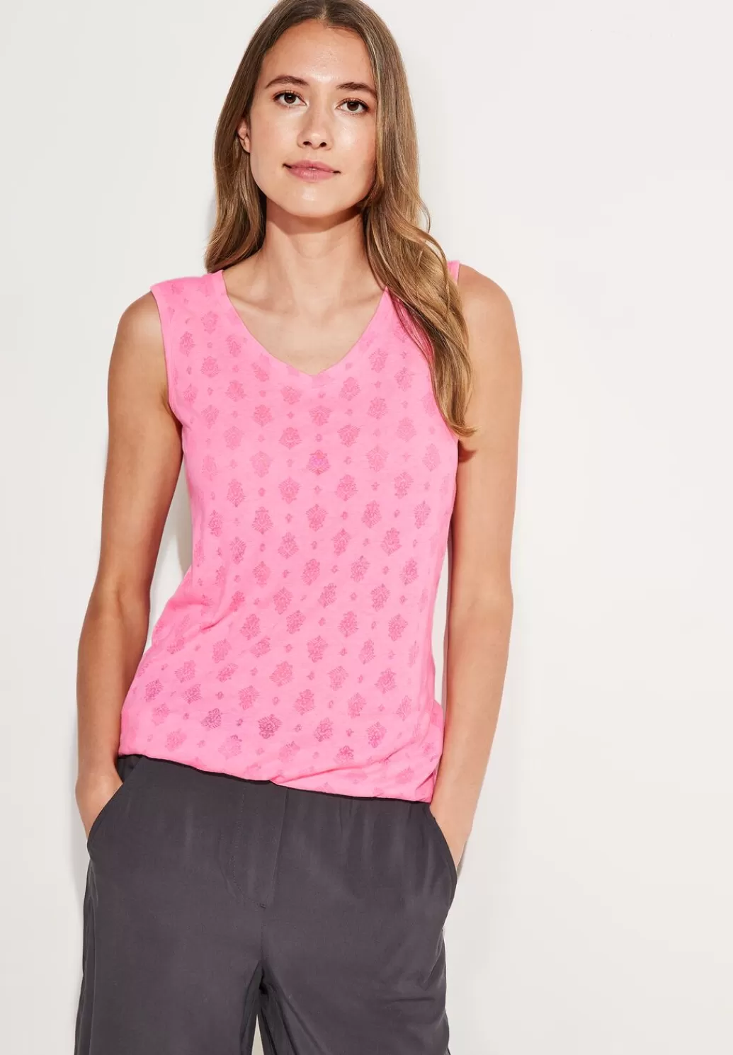 Street One Burn Out Top^Damen Tops