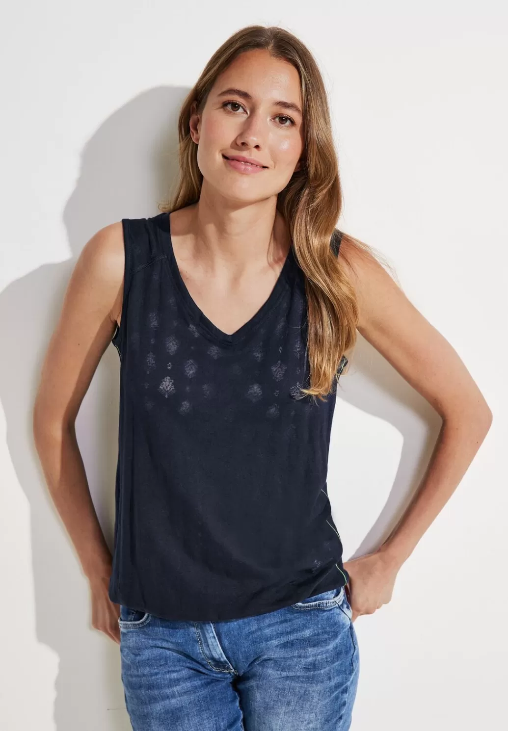 Street One Burn Out Top^Damen Tops