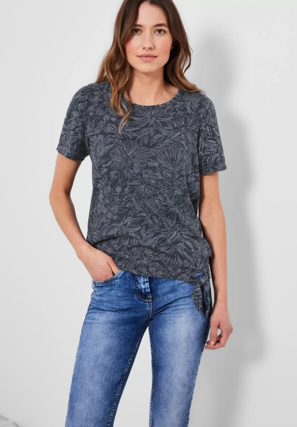 Street One Burn Out T-Shirt^Damen Shirts