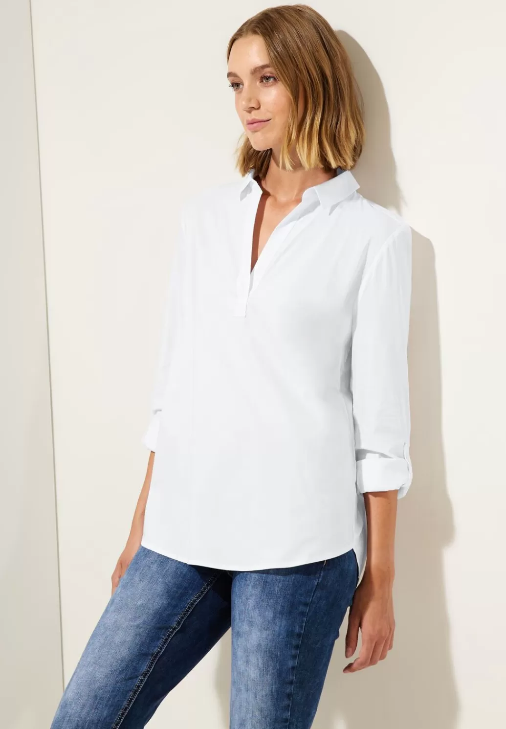 Street One Business Longbluse^Damen Langarm Blusen