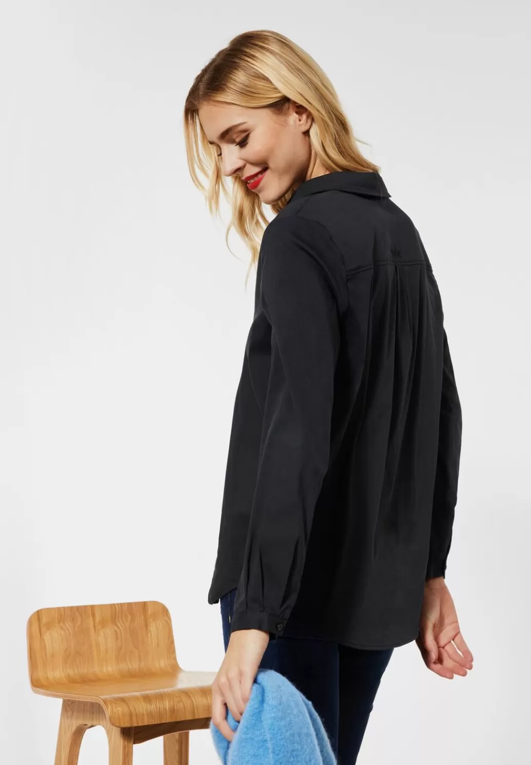 Street One Business Longbluse^Damen Langarm Blusen