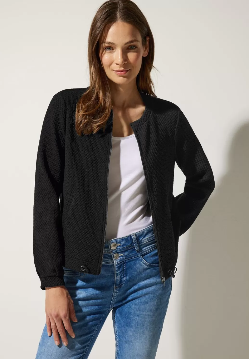 Street One Cardigan Mit Zipper^Damen Shirtjacken