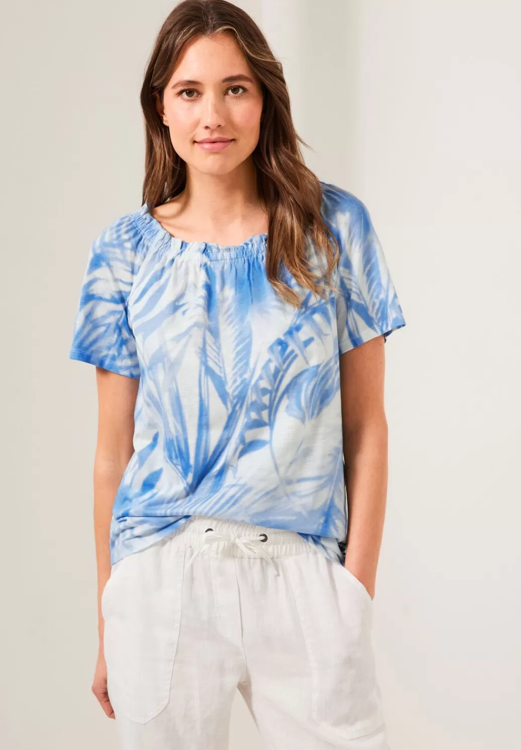 Street One Carmenshirt Mit Blatterprint^Damen Shirts