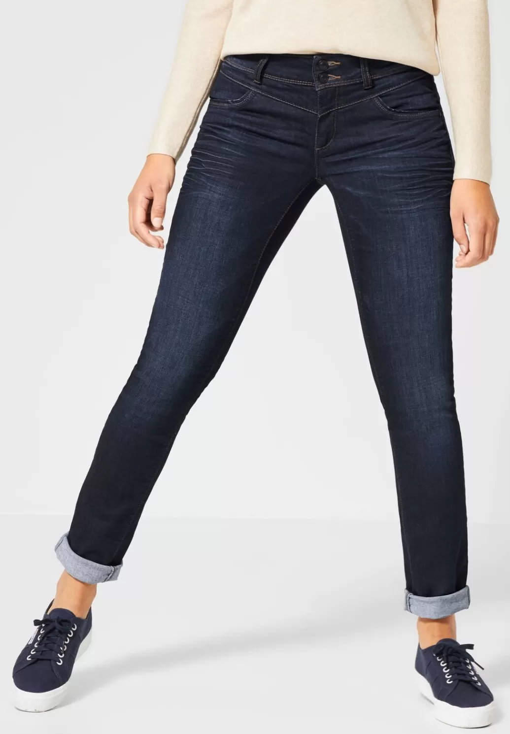 Street One Casual Fit Denim^Damen Lange Jeans