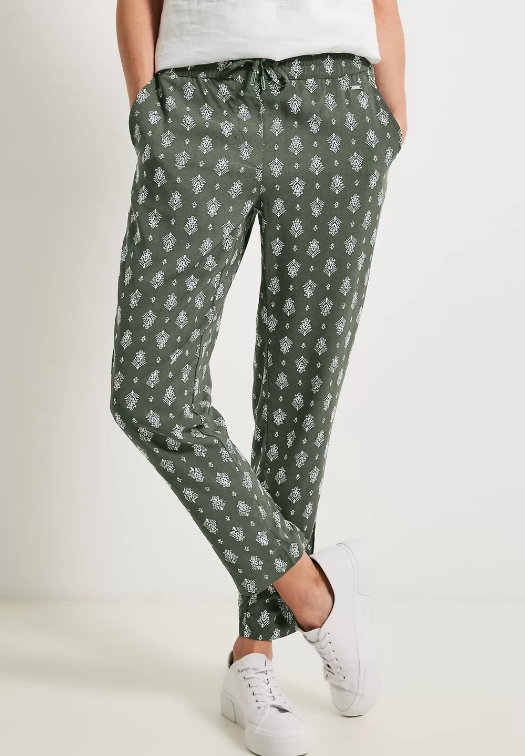 Street One Casual Fit Hose Mit Print^Damen Lange Hosen