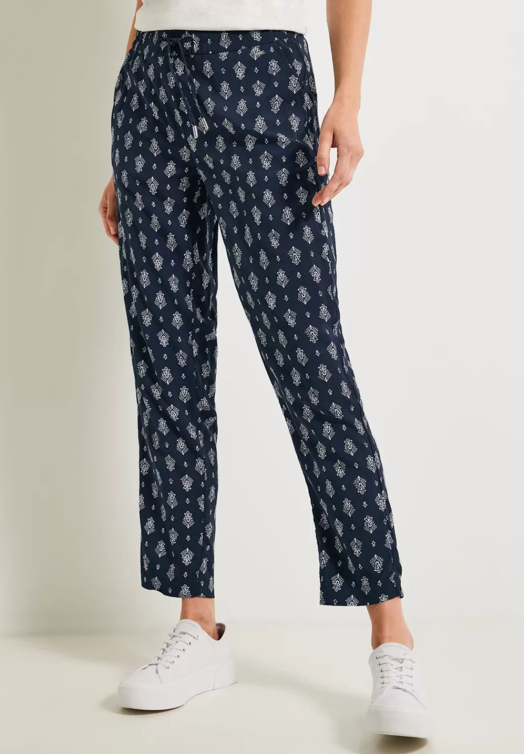 Street One Casual Fit Hose Mit Print^Damen Lange Hosen