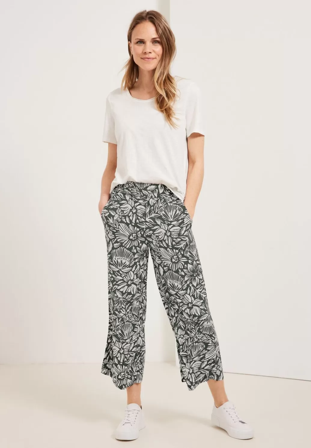 Street One Casual Fit Hose Mit Print^Damen 3/4 Hosen