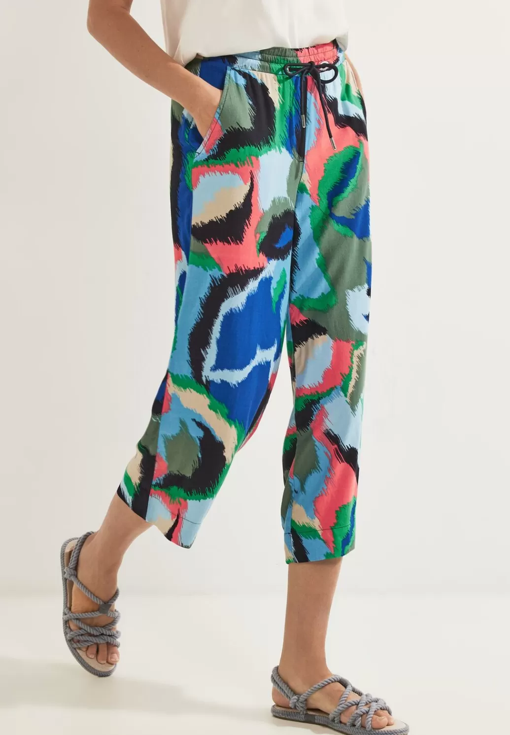 Street One Casual Fit Hose Mit Print^Damen 3/4 Hosen