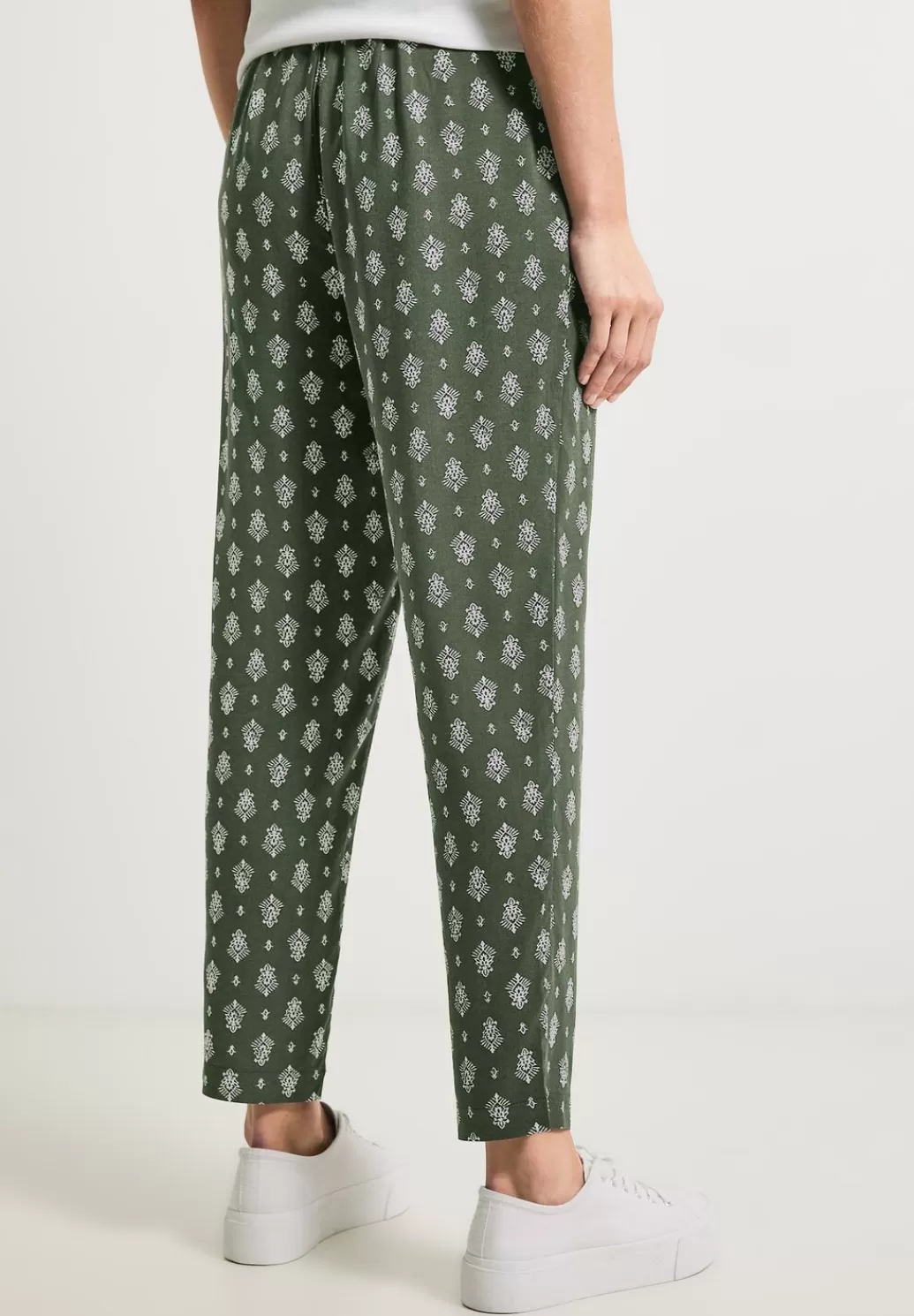 Street One Casual Fit Hose Mit Print^Damen Lange Hosen