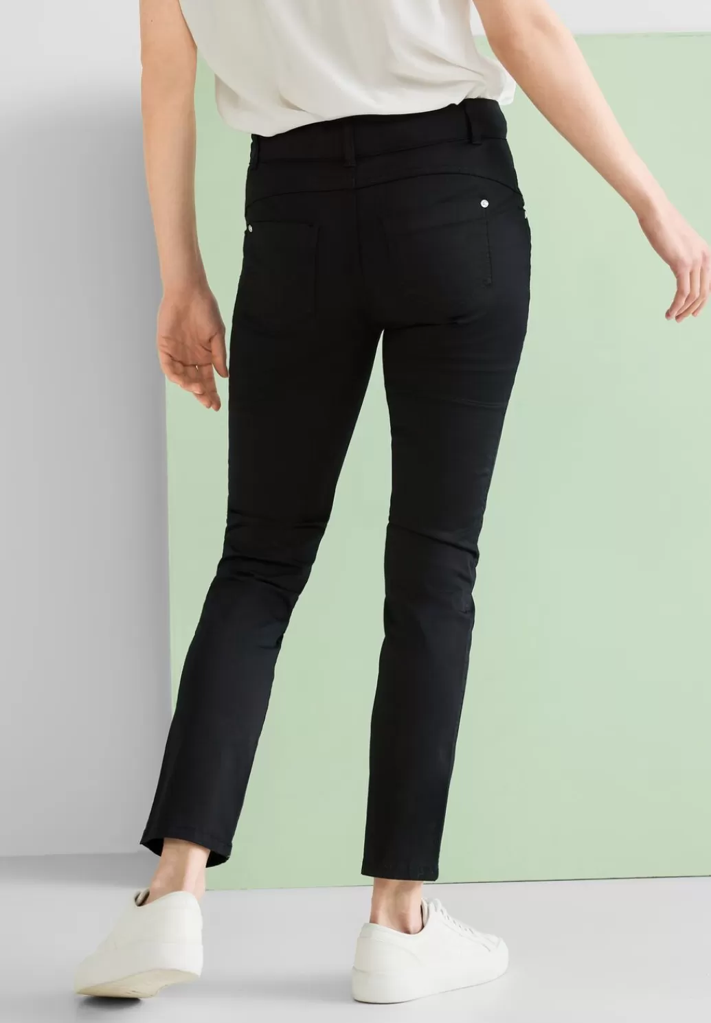 Street One Casual Fit Hose Mit Zipper^Damen Lange Hosen