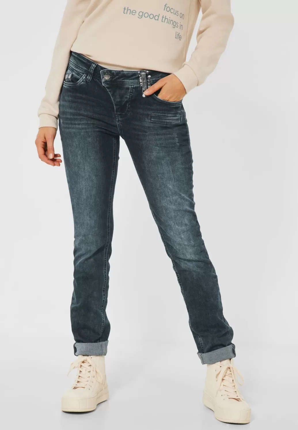 Street One Casual Fit Jeans^Damen Lange Jeans