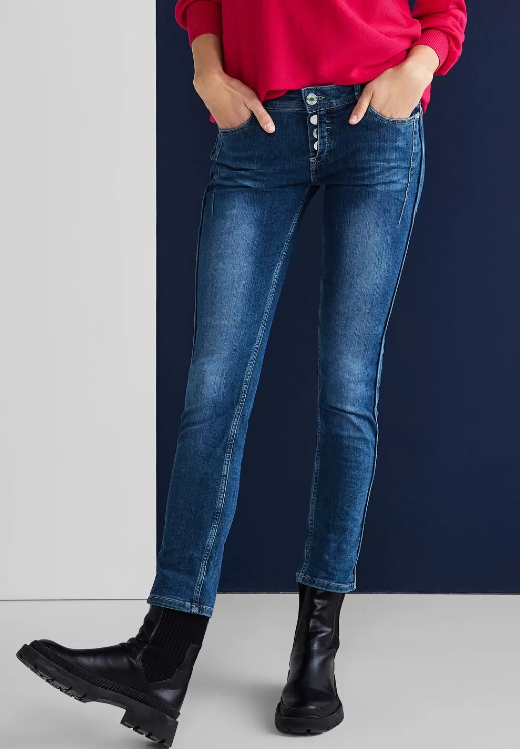 Street One Casual Fit Jeans^Damen Lange Jeans