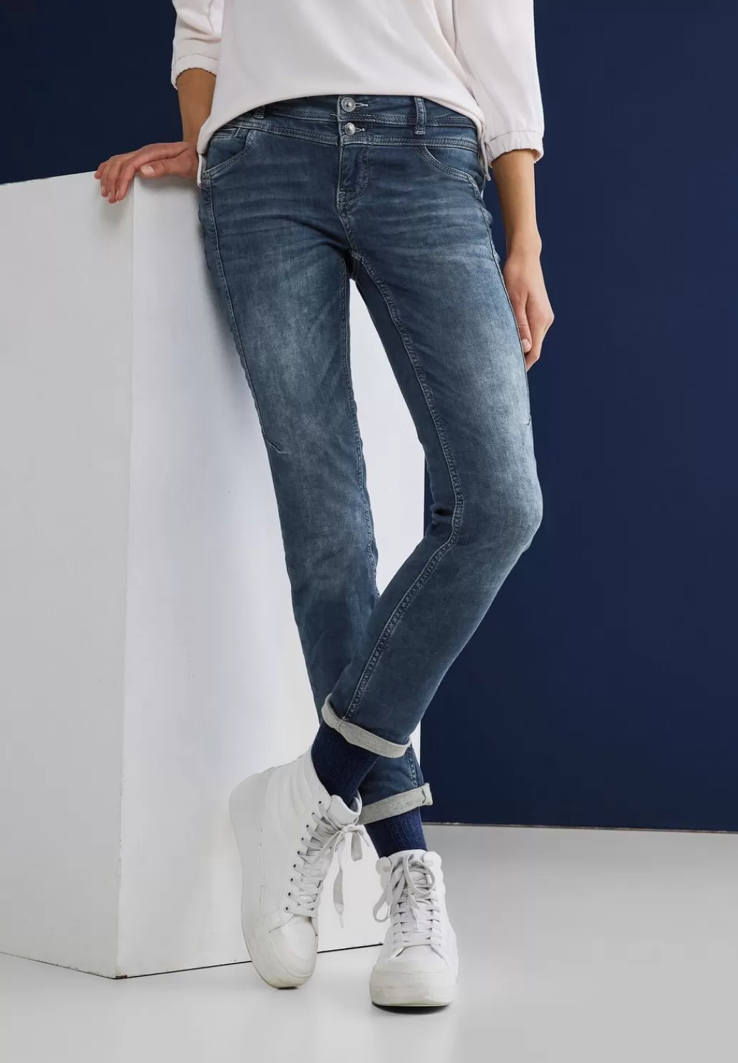 Street One Casual Fit Jeans^Damen Lange Jeans