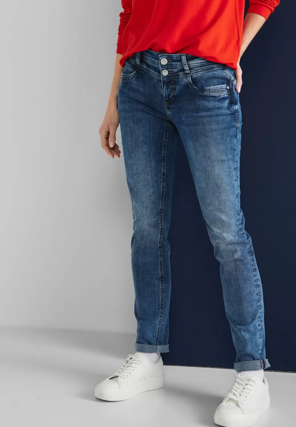 Street One Casual Fit Jeans^Damen Lange Jeans