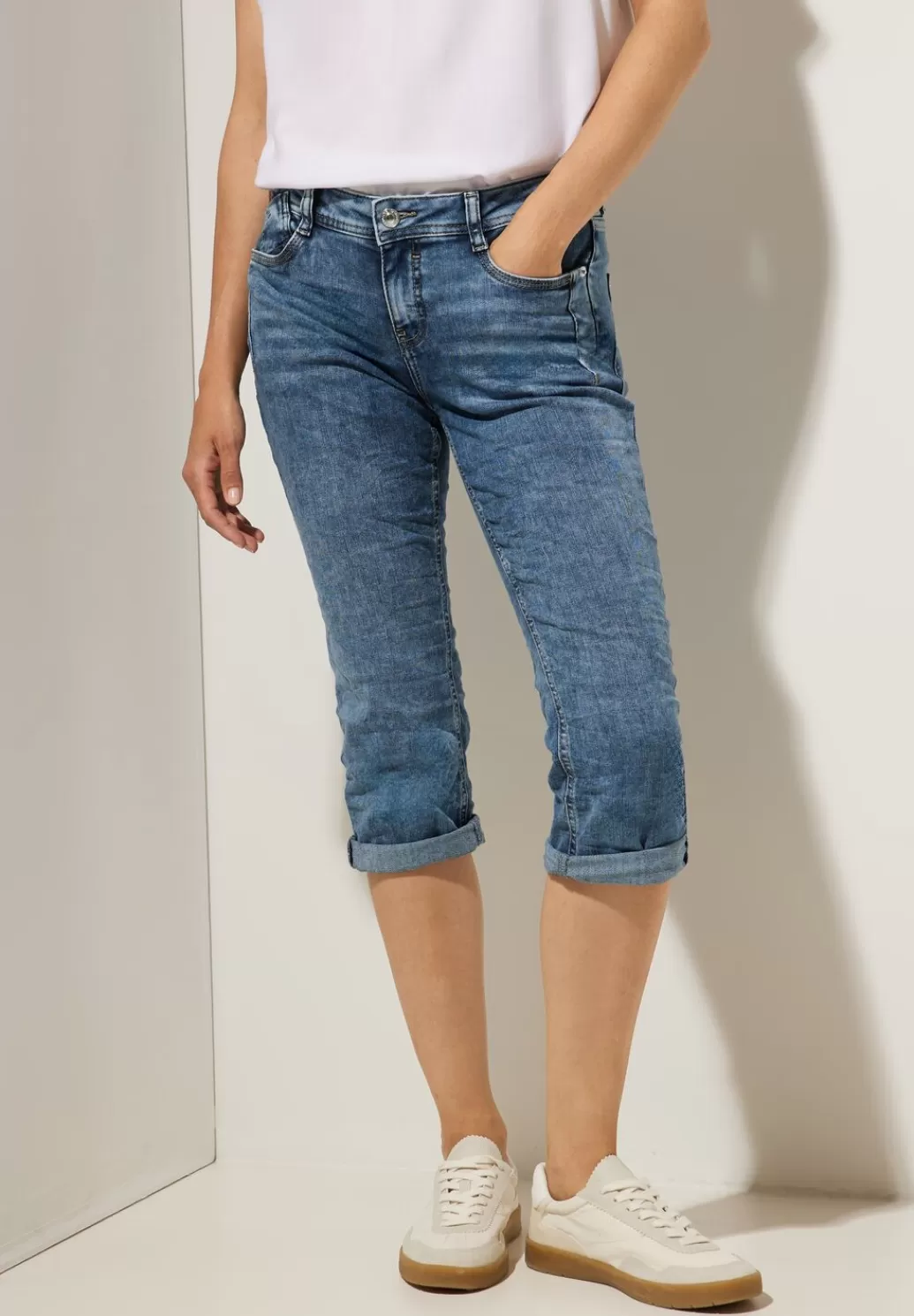 Street One Casual Fit Jeans In 3/4^Damen 3/4 Jeans