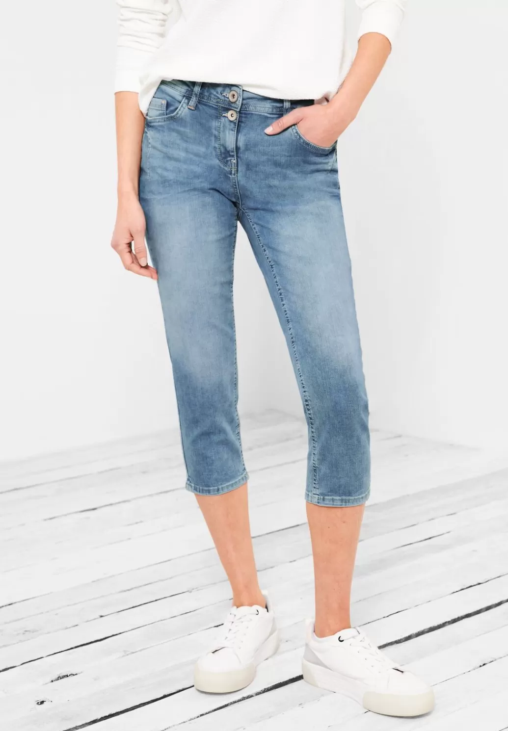 Street One Casual Fit Jeans In 3/4^Damen 3/4 Jeans